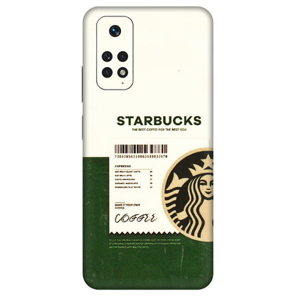 Xiaomi Redmi Phone Skins (All Models) - Starbucks Barcode - 3D Embossed Finish (L-308) Redmi Note 11