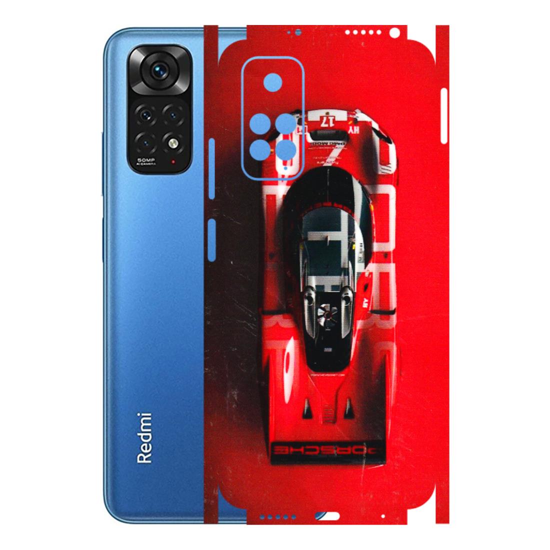 Xiaomi Redmi Phone Skins (All Models) - Red Porsche Car Logo - 3D Embossed Finish (L-315) Redmi Note 11