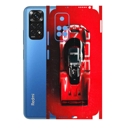 Xiaomi Redmi Phone Skins (All Models) - Red Porsche Car Logo - 3D Embossed Finish (L-315) Redmi Note 11