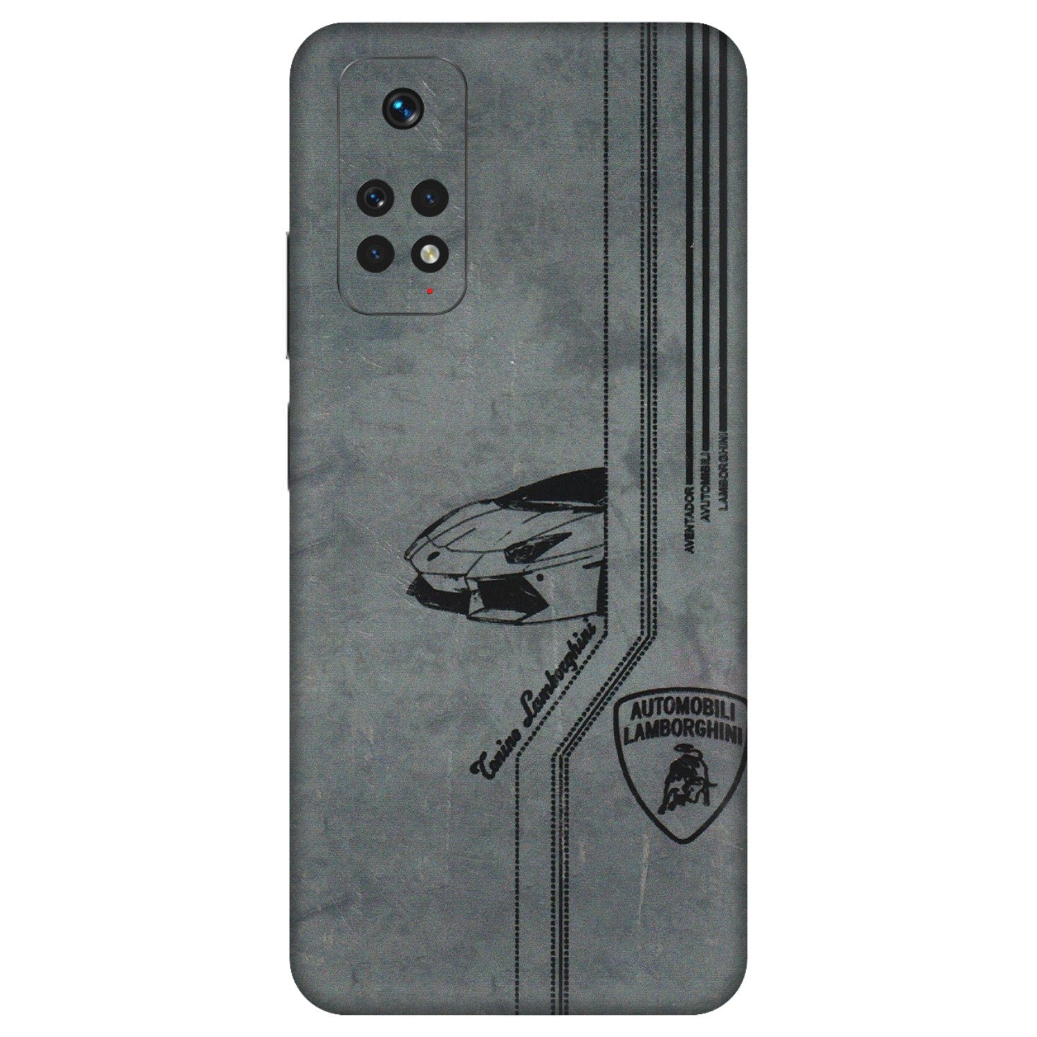 Xiaomi Redmi Phone Skins (All Models) - New Lamborgini Aventador - 3D Embossed Finish (L-321) Redmi Note 11