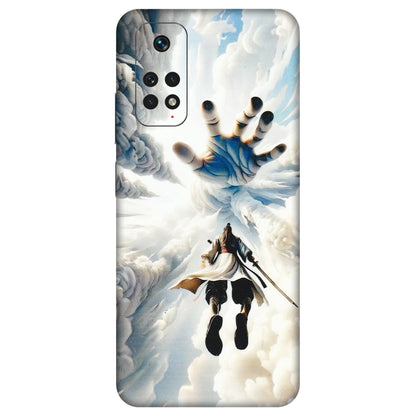 Xiaomi Redmi Phone Skins (All Models) - Big Hand With Monkey King - 3D Embossed Finish (L-323) Redmi Note 11