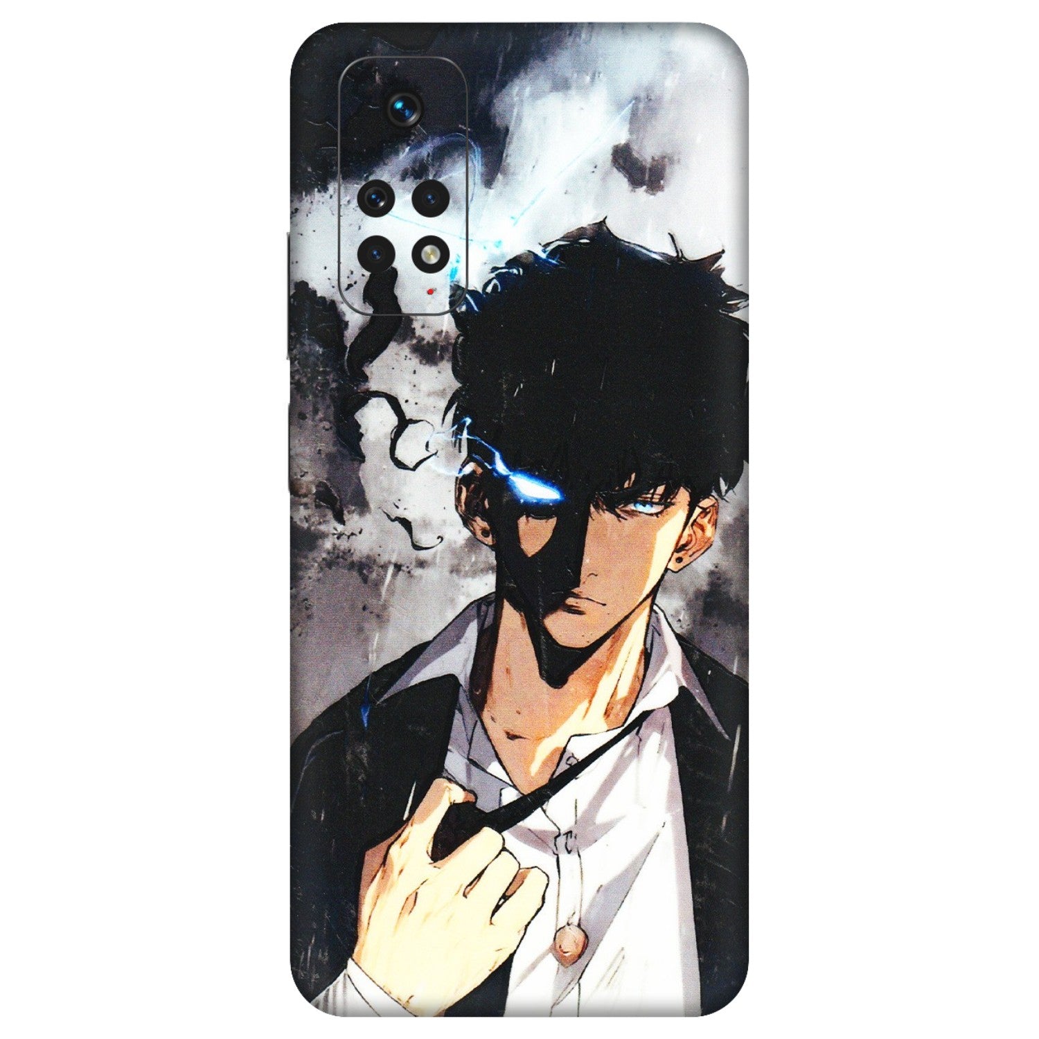 Xiaomi Redmi Phone Skins (All Models) - Sung Jinwoo Manhwa Anime - 3D Embossed Finish (L-328) Redmi Note 11