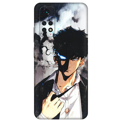 Xiaomi Redmi Phone Skins (All Models) - Sung Jinwoo Manhwa Anime - 3D Embossed Finish (L-328) Redmi Note 11