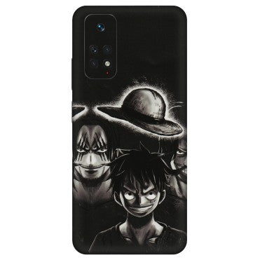 Xiaomi Redmi Phone Skins (All Models) - Black Luffy Hat - 3D Embossed Finish (L-57) Redmi Note 11