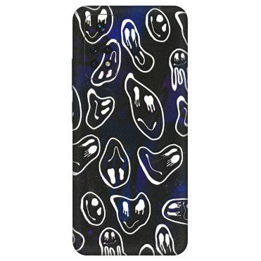 Xiaomi Redmi Phone Skins (All Models) - Distorted Smileys - 3D Embossed Finish (L-92) Redmi Note 11
