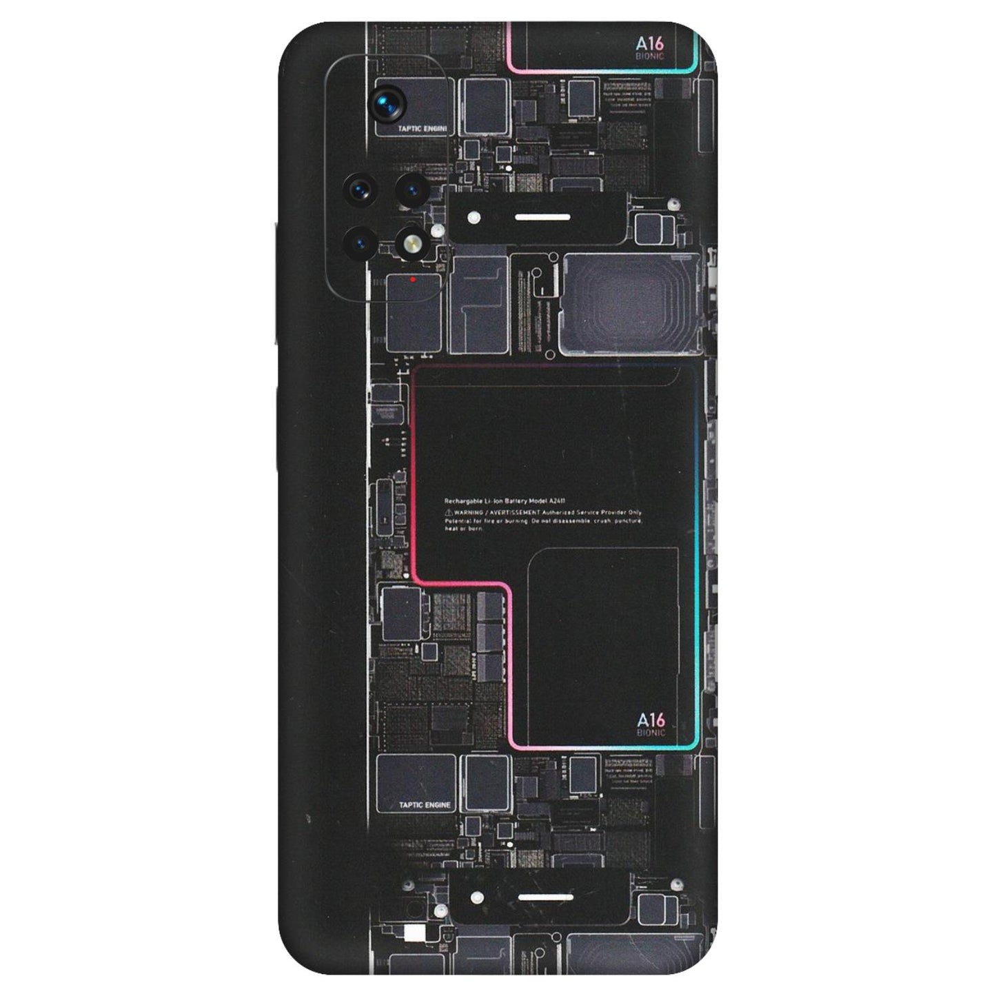 Xiaomi Redmi Phone Skins (All Models) - Motherboard Circuit Layout - Matte Finish (M-117) Redmi Note 11