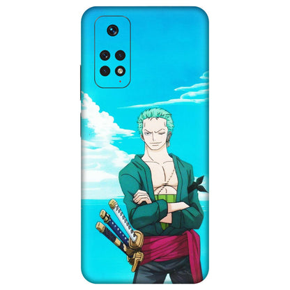 Xiaomi Redmi Phone Skins (All Models) - Cool Swordman Zoro Anime - Matte Finish (M-143) Redmi Note 11