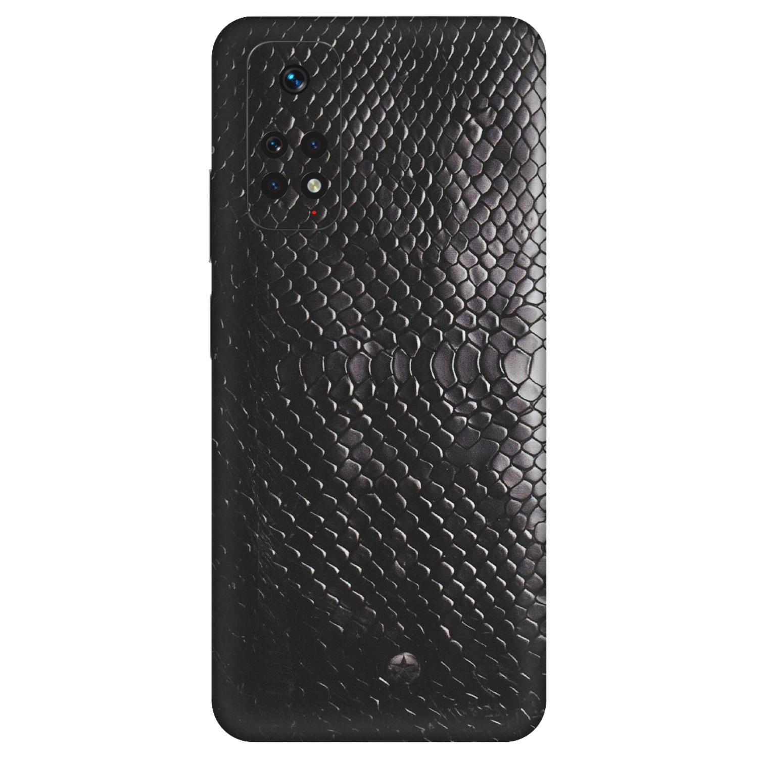 Xiaomi Redmi Phone Skins (All Models) - Black Snack Leather - Matte Finish (M-147) Redmi Note 11