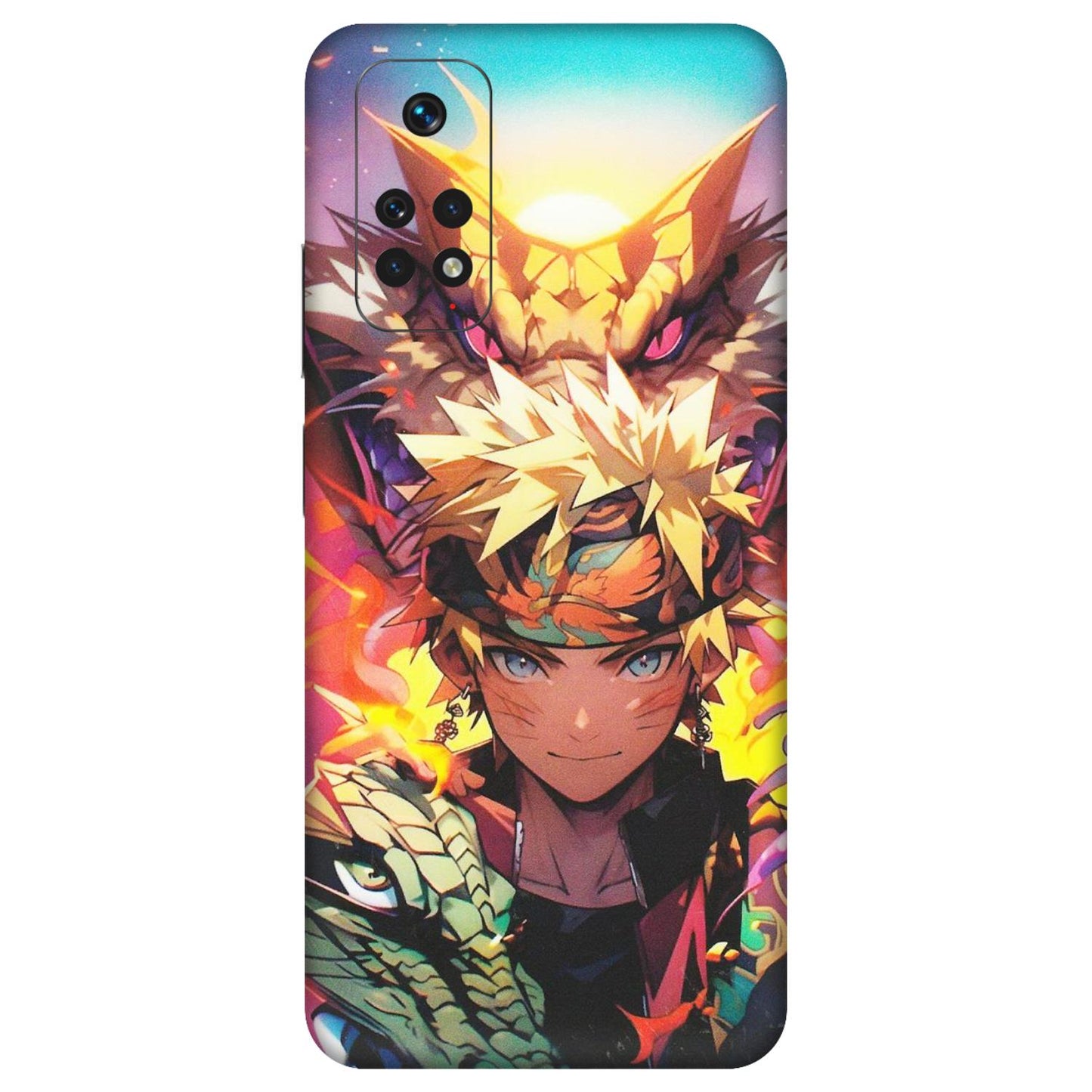 Xiaomi Redmi Phone Skins (All Models) - Angry Naruto Anime - Matte Finish (M-148) Redmi Note 11