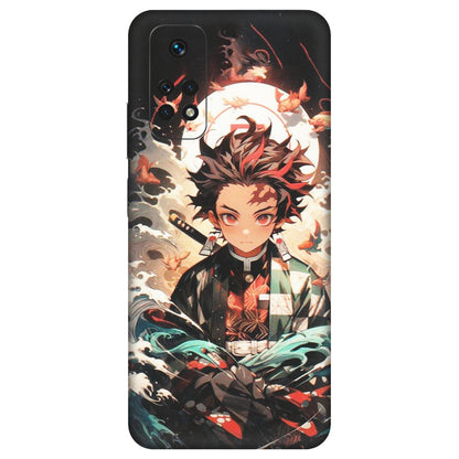 Xiaomi Redmi Phone Skins (All Models) - Tanjiro Demon Slayer Anime - Matte Finish (M-158) Redmi Note 11