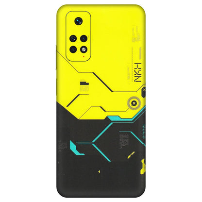 Xiaomi Redmi Phone Skins (All Models) - Black Yellow Technica - Matte Finish (M-53) Redmi Note 11