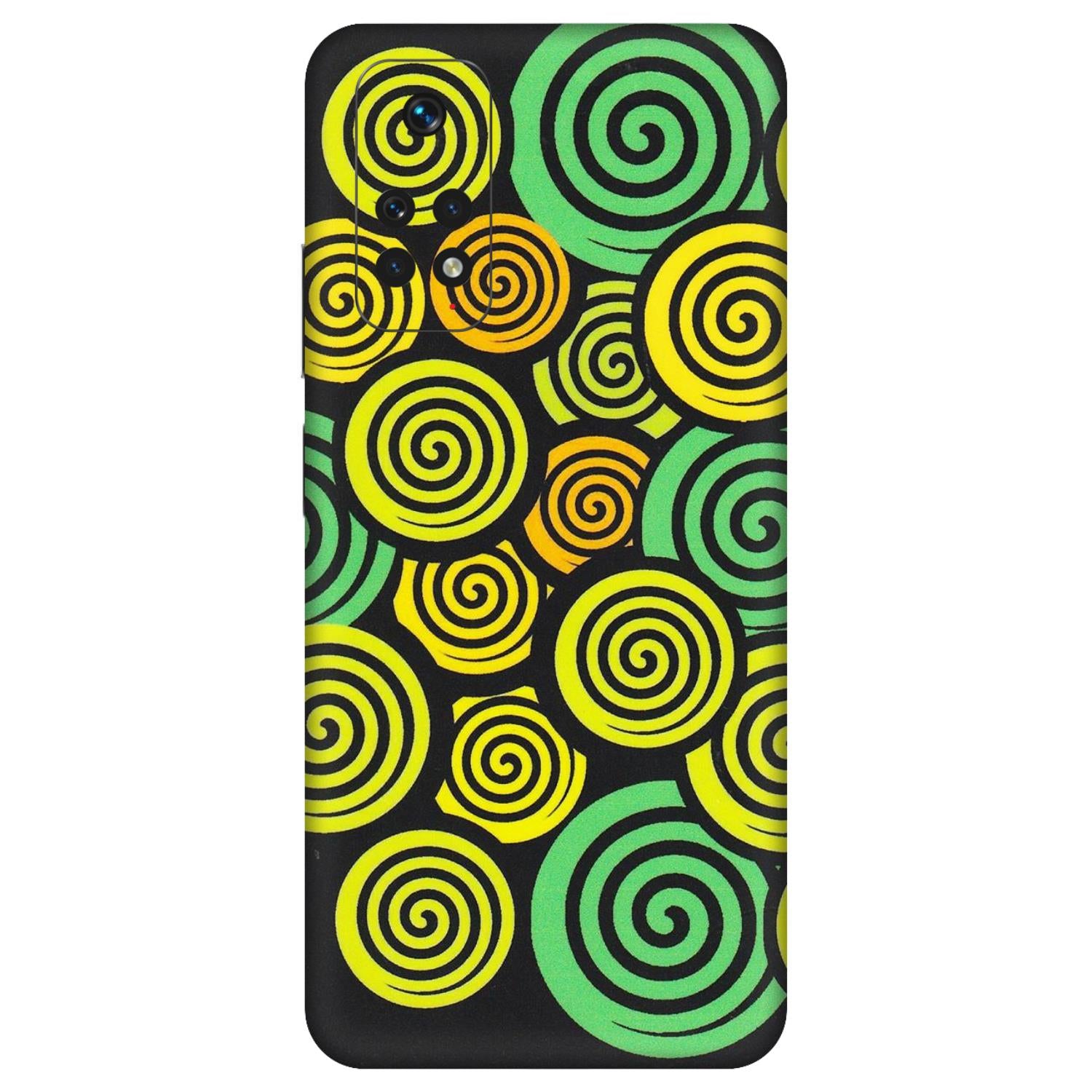 Xiaomi Redmi Phone Skins (All Models) - Crazy Spiral - Matte Finish (M-91) Redmi Note 11