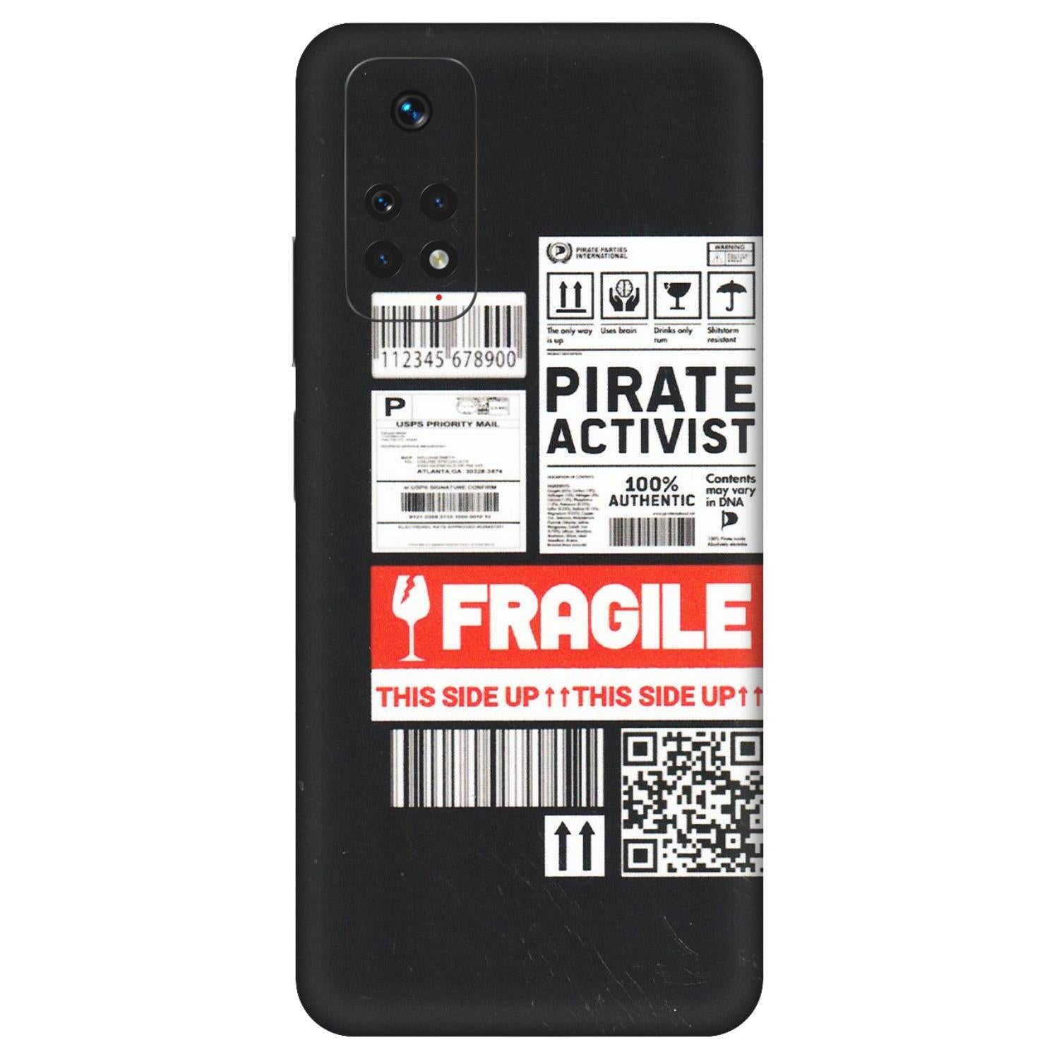 Xiaomi Redmi Phone Skins (All Models) - Handle With Care - Matte Finish (M-99) Redmi Note 11