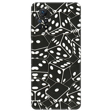 Xiaomi Redmi Phone Skins (All Models) - Big Black Dices - 3D Embossed Finish (L-106) Redmi Note 11 Pro