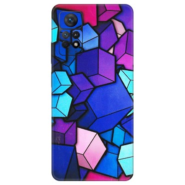 Xiaomi Redmi Phone Skins (All Models) - Cube Doodle - 3D Embossed Finish (L-141) Redmi Note 11 Pro