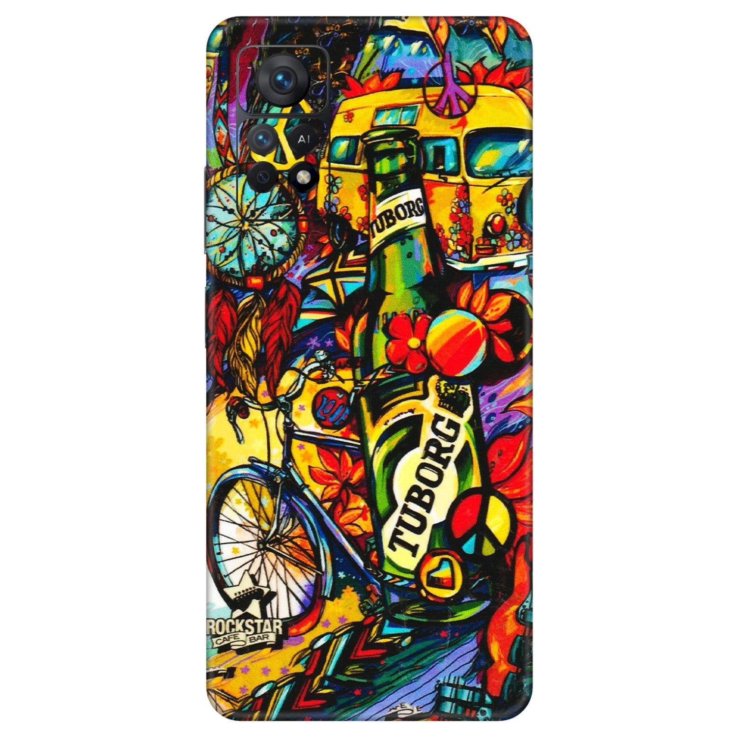Xiaomi Redmi Phone Skins (All Models) - Cool Beer Bottle - 3D Embossed Finish (L-193) Redmi Note 11 Pro