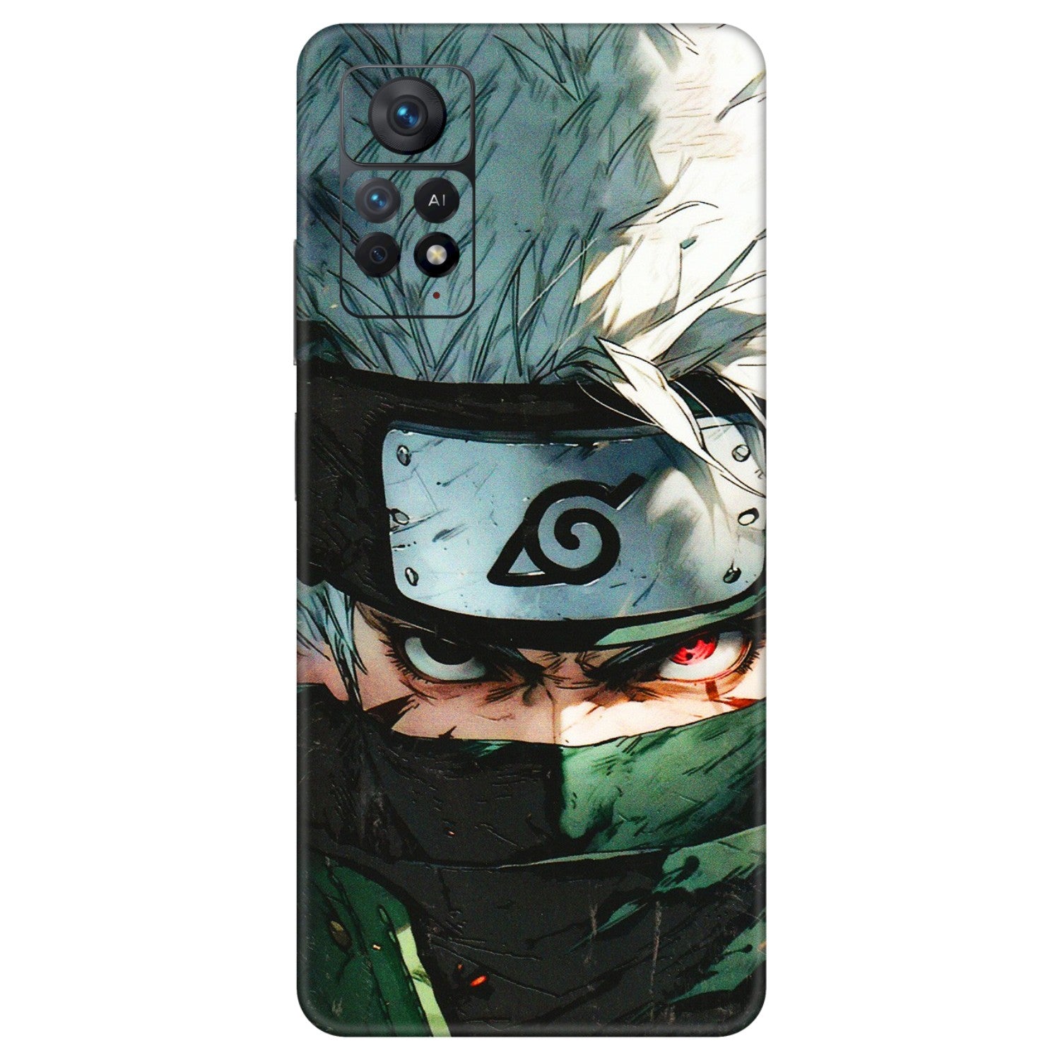 Xiaomi Redmi Phone Skins (All Models) - Kakashi Red Eye Focus - 3D Embossed Finish (L-227) Redmi Note 11 Pro