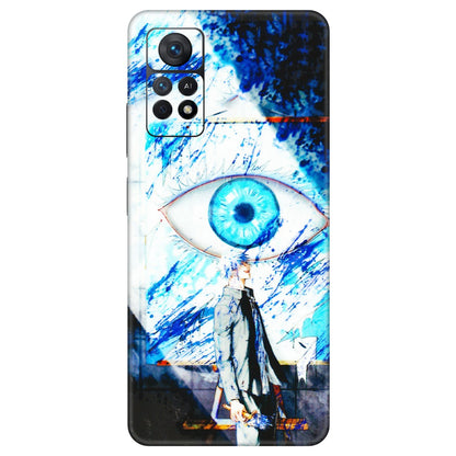 Xiaomi Redmi Phone Skins (All Models) - Gojo Satoru evil eye - 3D Embossed Finish (L-239) Redmi Note 11 Pro