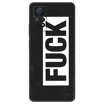 Xiaomi Redmi Phone Skins (All Models) - The F Word - 3D Embossed Finish (L-255) Redmi Note 11 Pro