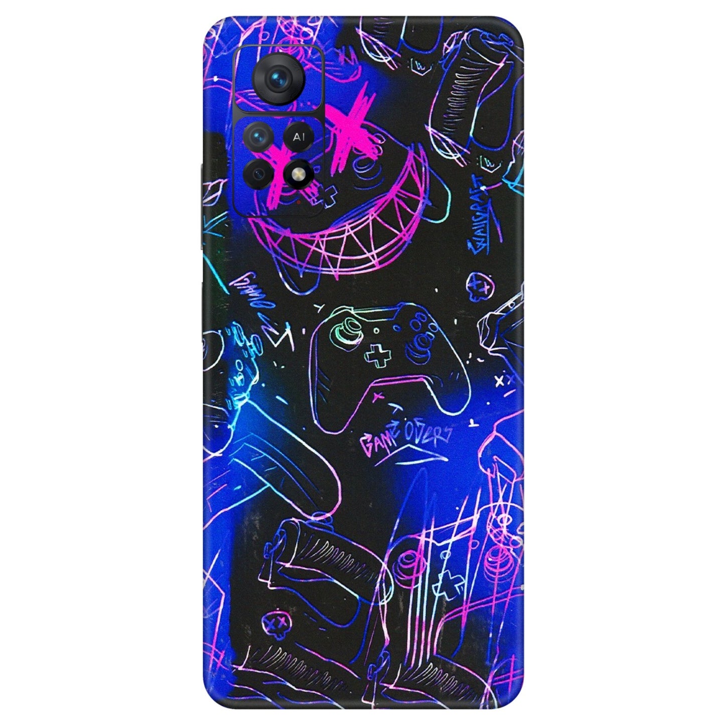 Xiaomi Redmi Phone Skins (All Models) - Gamers Paradise - 3D Embossed Finish (L-258) Redmi Note 11 Pro