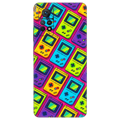 Xiaomi Redmi Phone Skins (All Models) - Gameboy Colourful - 3D Embossed Finish (L-266) Redmi Note 11 Pro
