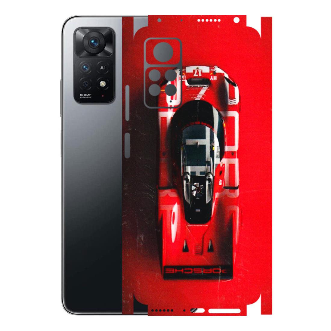 Xiaomi Redmi Phone Skins (All Models) - Red Porsche Car Logo - 3D Embossed Finish (L-315) Redmi Note 11 Pro