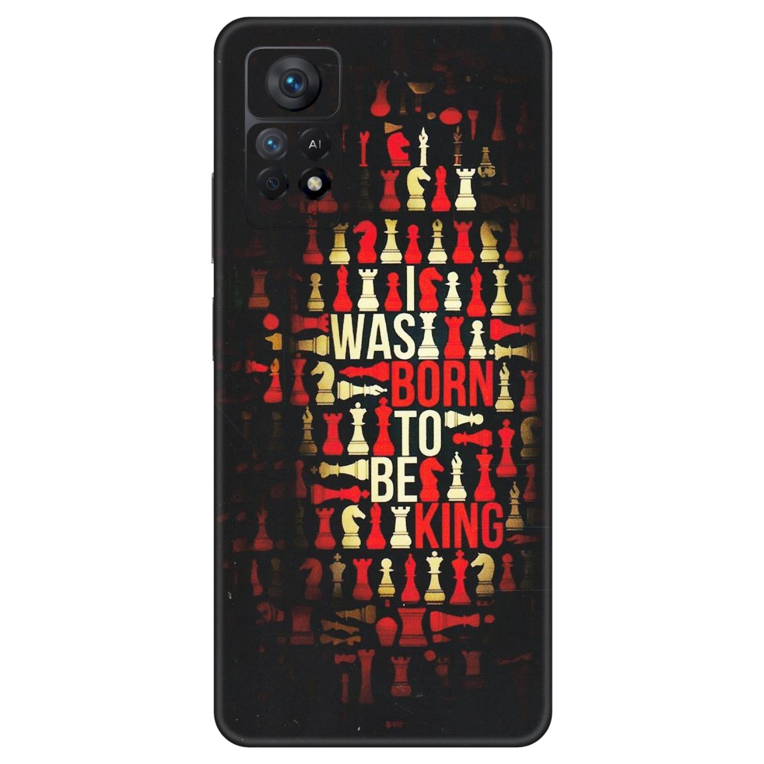 Xiaomi Redmi Phone Skins (All Models) - Born To Be King - Matte Finish (M-73) Redmi Note 11 Pro