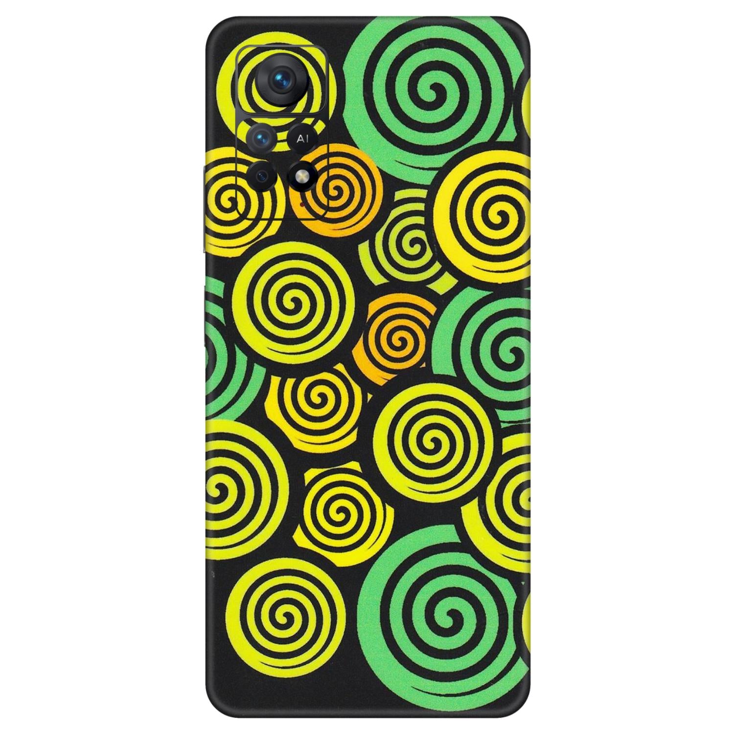 Xiaomi Redmi Phone Skins (All Models) - Crazy Spiral - Matte Finish (M-91) Redmi Note 11 Pro