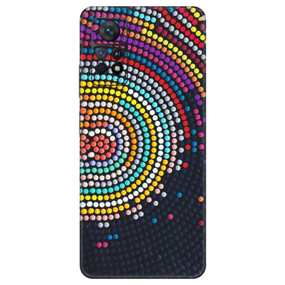 Xiaomi Redmi Phone Skins (All Models) - Rainbow Dot Mandala - Matte Finish (M-97) Redmi Note 11 Pro