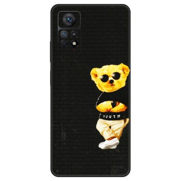 Xiaomi Redmi Phone Skins (All Models) - Classy Teddy Bear - 3D Embossed Finish (L-116) Redmi Note 11 Pro Plus 5G