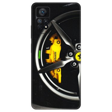 Xiaomi Redmi Phone Skins (All Models) - Ferrari Wheel Alloy - 3D Embossed Finish (L-173) Redmi Note 11 Pro Plus 5G