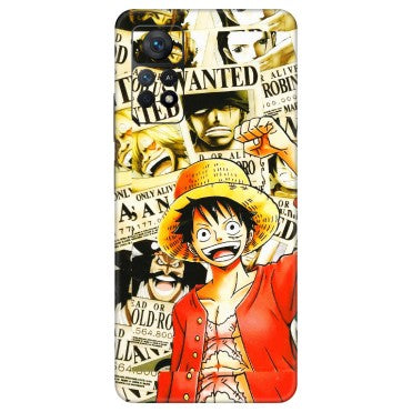 Xiaomi Redmi Phone Skins (All Models) - Luffy Anime - 3D Embossed Finish (L-177) Redmi Note 11 Pro Plus 5G
