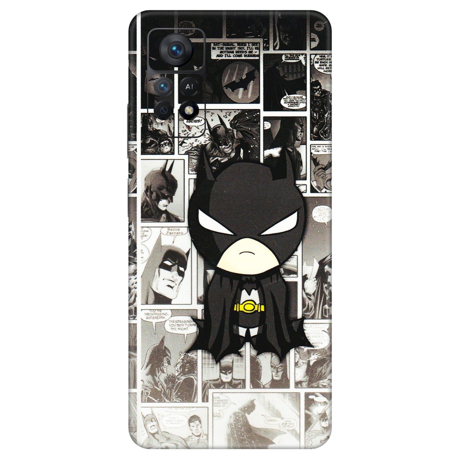 Xiaomi Redmi Phone Skins (All Models) - Toon Batman - 3D Embossed Finish (L-182) Redmi Note 11 Pro Plus 5G