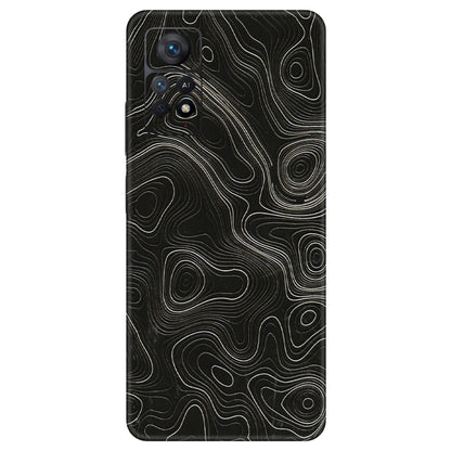 Xiaomi Redmi Phone Skins (All Models) - Black Swirl - 3D Embossed Finish (L-196) Redmi Note 11 Pro Plus 5G