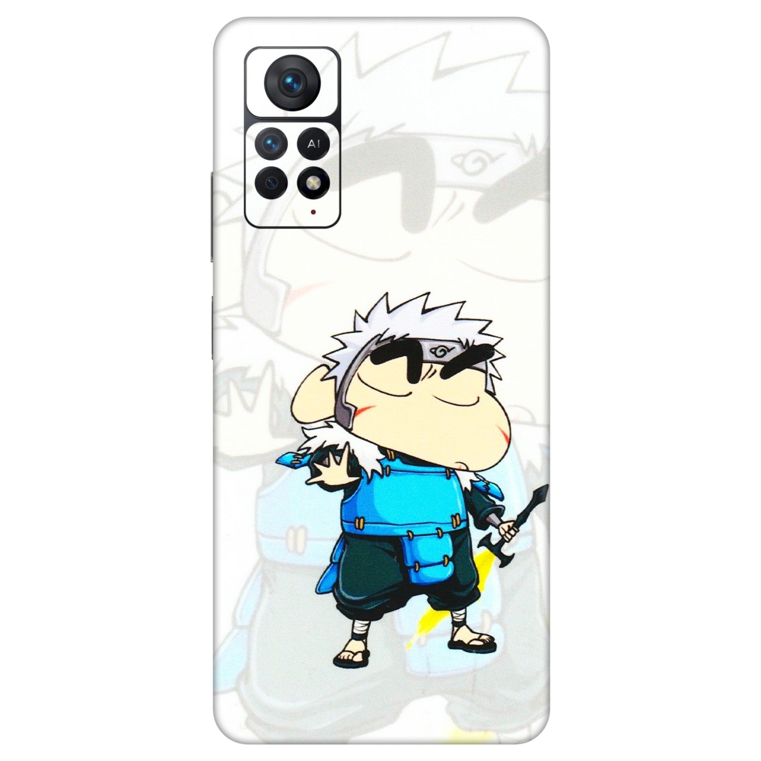 Xiaomi Redmi Phone Skins (All Models) - Angry Young Shinchan - 3D Embossed Finish (L-226) Redmi Note 11 Pro Plus 5G