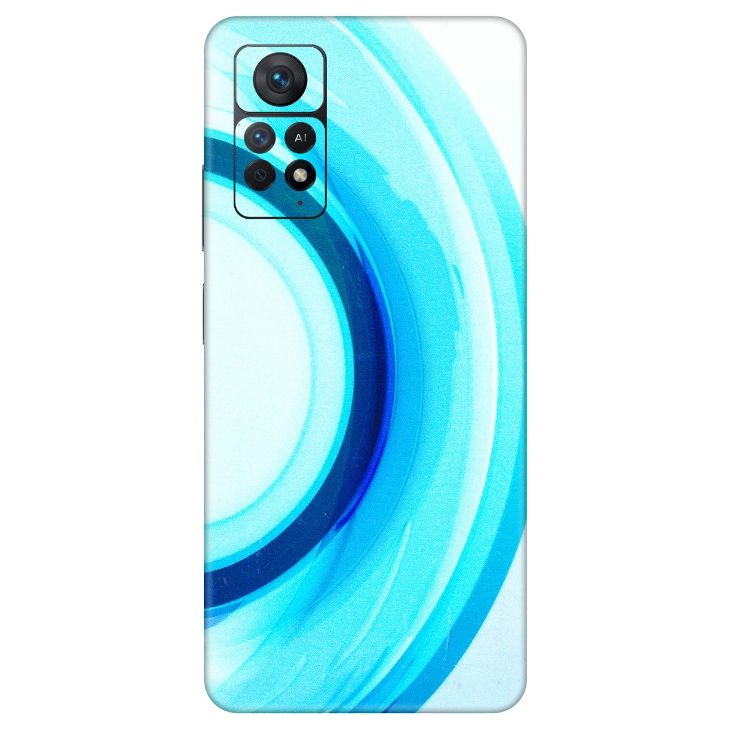 Xiaomi Redmi Phone Skins (All Models) - The Blue Curve - 3D Embossed Finish (L-244) Redmi Note 11 Pro Plus 5G