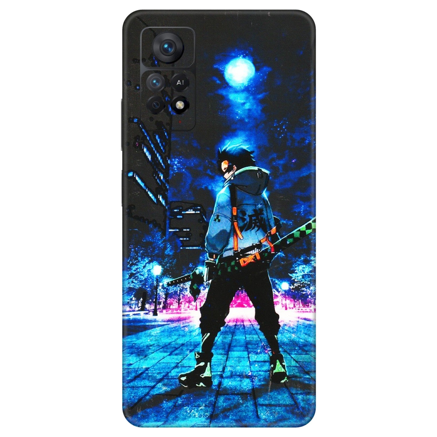 Xiaomi Redmi Phone Skins (All Models) - Demon Slayer Sword - 3D Embossed Finish (L-247) Redmi Note 11 Pro Plus 5G