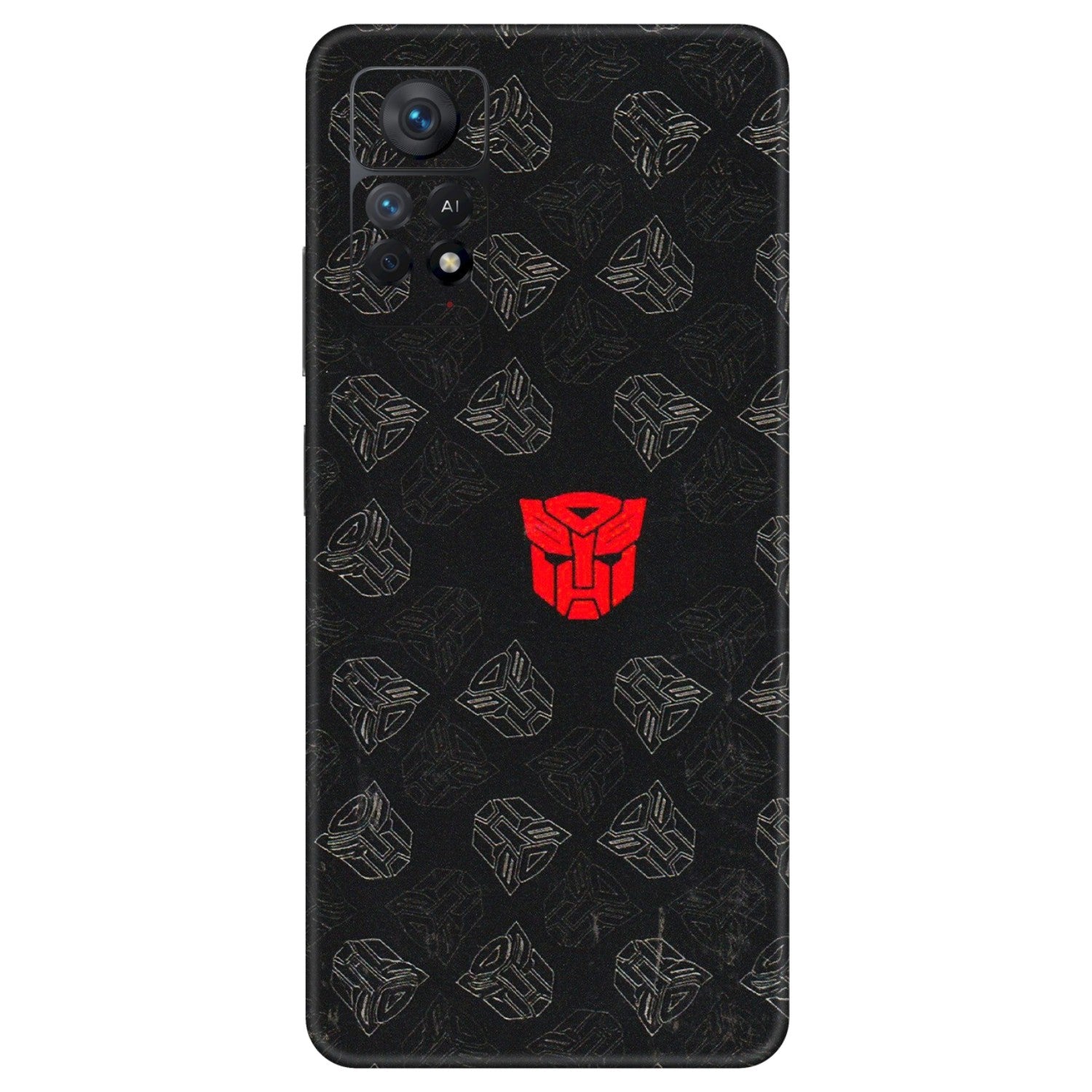 Xiaomi Redmi Phone Skins (All Models) - Transformers Devastation - 3D Embossed Finish (L-301) Redmi Note 11 Pro Plus 5G