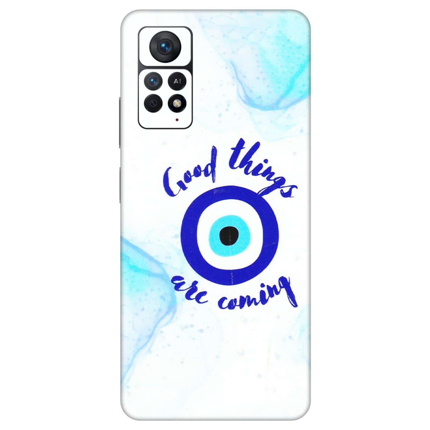 Xiaomi Redmi Phone Skins (All Models) - Evil Eye Good Things Are Coming - 3D Embossed Finish (L-322) Redmi Note 11 Pro Plus 5G