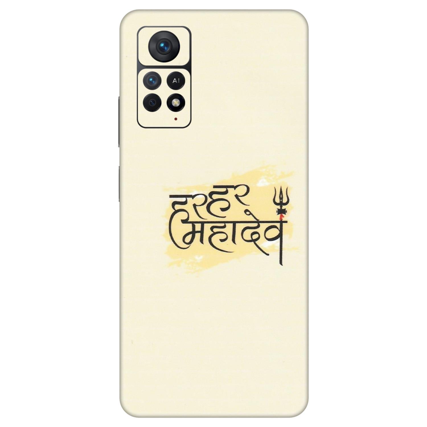 Xiaomi Redmi Phone Skins (All Models) - Har Har Mahadev - Matte Finish (M-10) Redmi Note 11 Pro Plus 5G