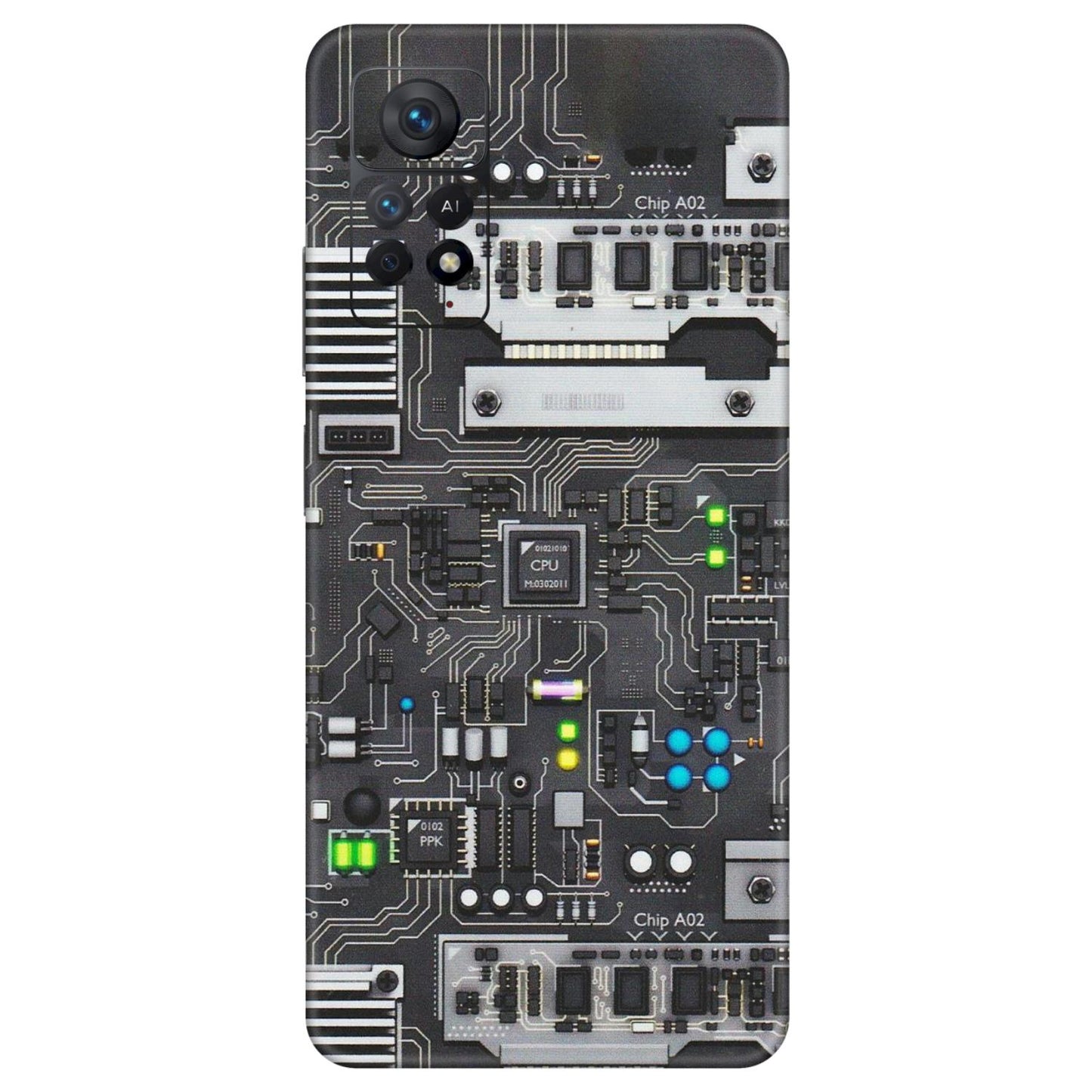 Xiaomi Redmi Phone Skins (All Models) - Motherboard Internals - Matte Finish (M-135) Redmi Note 11 Pro Plus 5G