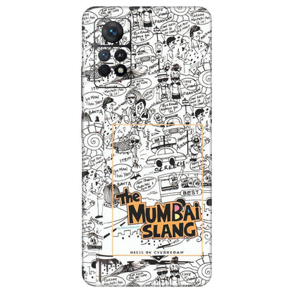 Xiaomi Redmi Phone Skins (All Models) - The Mumbai Slang - Matte Finish (M-142) Redmi Note 11 Pro Plus 5G