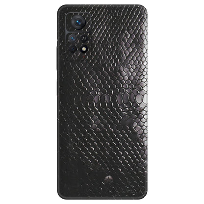 Xiaomi Redmi Phone Skins (All Models) - Black Snack Leather - Matte Finish (M-147) Redmi Note 11 Pro Plus 5G
