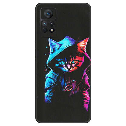 Xiaomi Redmi Phone Skins (All Models) - Cyberpunk Cat - Matte Finish (M-45) Redmi Note 11 Pro Plus 5G