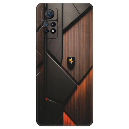 Xiaomi Redmi Phone Skins (All Models) - Lambo Beauty Wood Pattern Sober - Matte Finish (M-51) Redmi Note 11 Pro Plus 5G