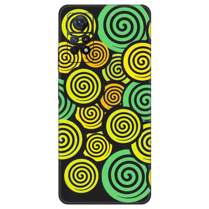 Xiaomi Redmi Phone Skins (All Models) - Crazy Spiral - Matte Finish (M-91) Redmi Note 11 Pro Plus 5G