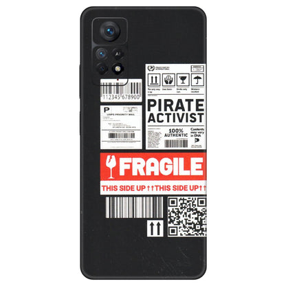 Xiaomi Redmi Phone Skins (All Models) - Handle With Care - Matte Finish (M-99) Redmi Note 11 Pro Plus 5G
