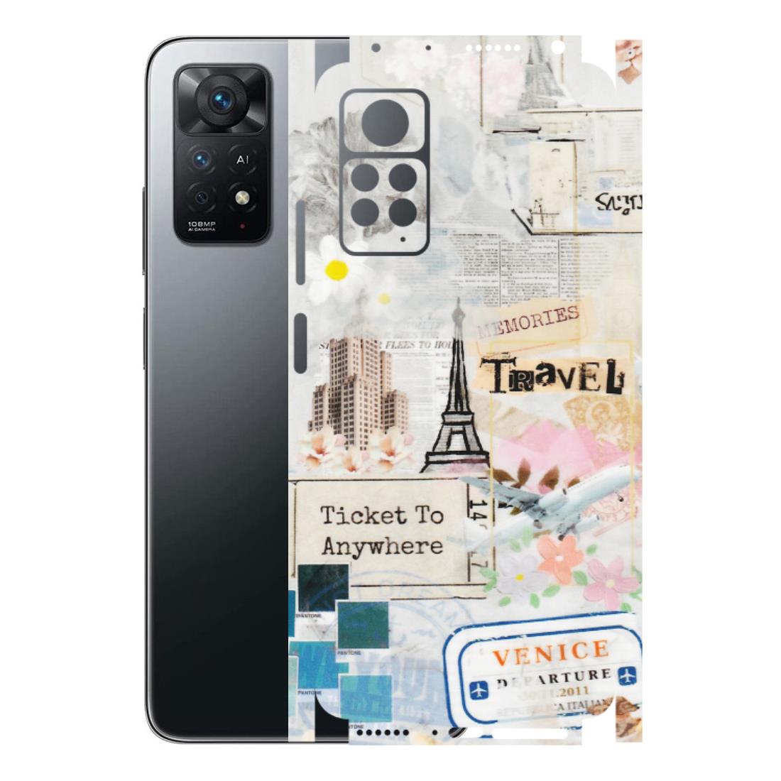 Xiaomi Redmi Phone Skins (All Models) - Travel Memories - Transparent Finish (T-09) Redmi Note 11 Pro