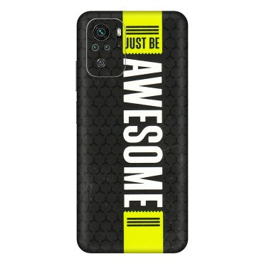 Xiaomi Redmi Phone Skins (All Models) - Just Be Awesome - 3D Embossed Finish (L-101) Redmi Note 11SE