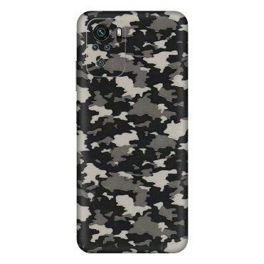 Xiaomi Redmi Phone Skins (All Models) - Black/Grey Camoflaunge - 3D Embossed Finish (L-142) Redmi Note 11SE